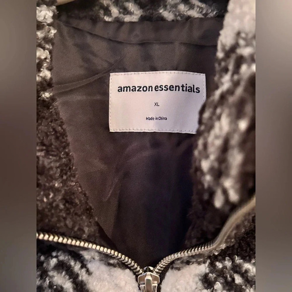 NWT Women’s Teddy Faux Shearling Funnel Collar Jacket - Picture 7 of 8